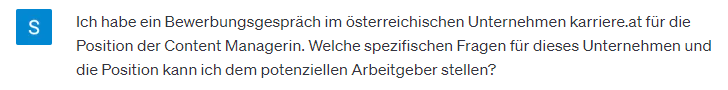 Prompt Fragen an Arbeitgeber Prompt Fragen an Arbeitgeber