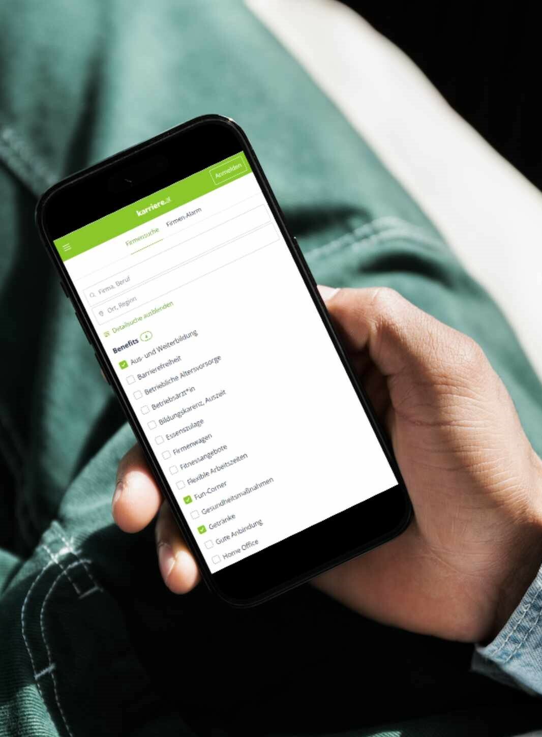 Suche nach passenden Benefits Suche nach passenden Benefits
