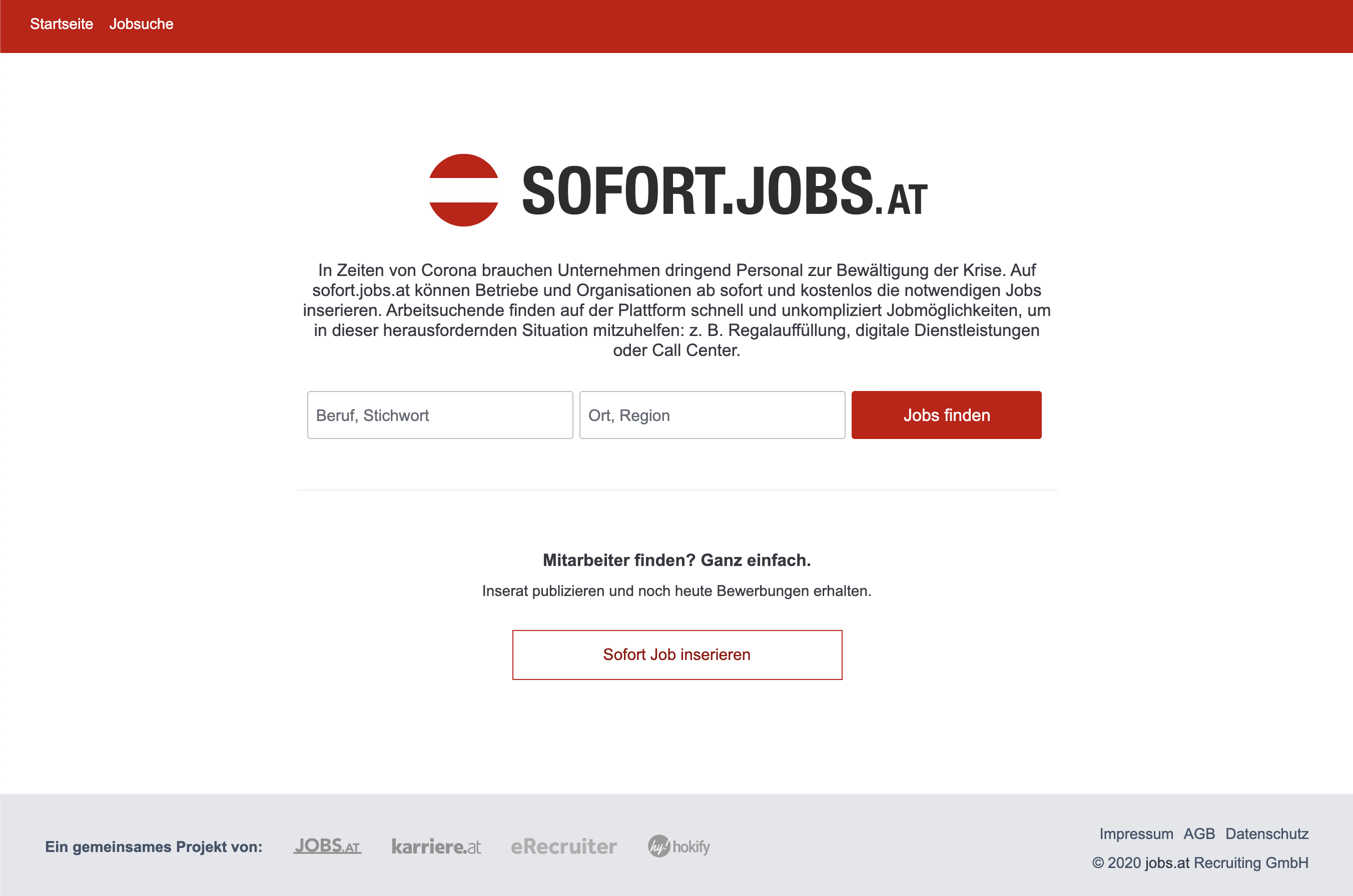 Sofort jobs at
